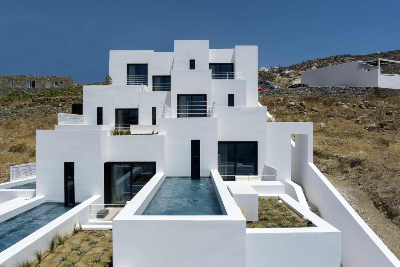 Cubic Mykonos Seafront Design Suites Ornos  Exterior foto