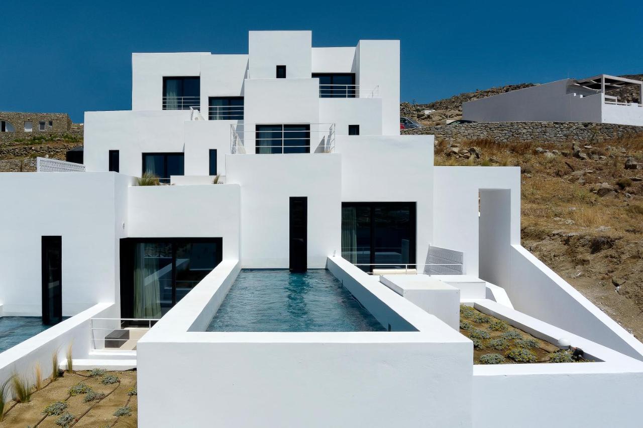 Cubic Mykonos Seafront Design Suites Ornos  Exterior foto